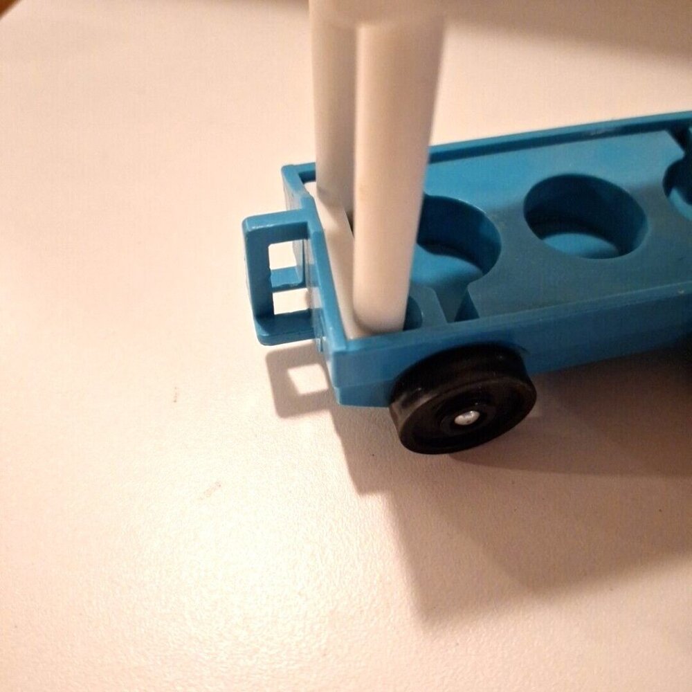 1984 Fisher Price Zoo Tram Train Cars Mountain Goat Vintage #916 Lot - Picture 6 of 11